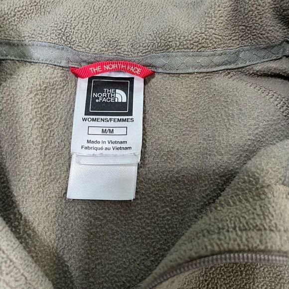 The‎ North Face Olive green women’s fleece pullover M - Picture 3 of 8